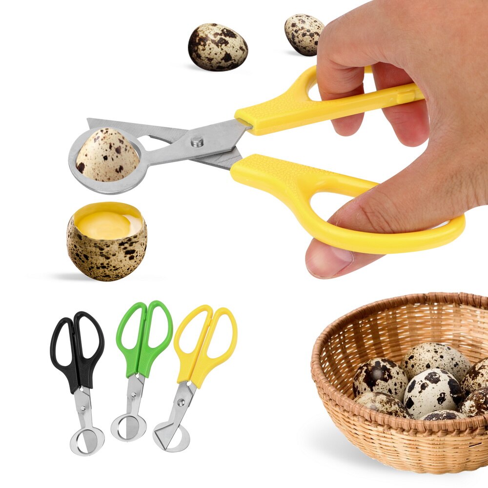 Quail Egg Shell Scissors Rust Resistant Kitchen Tools Cigar Cutters Multifunction Stainless Steel Blade Durable