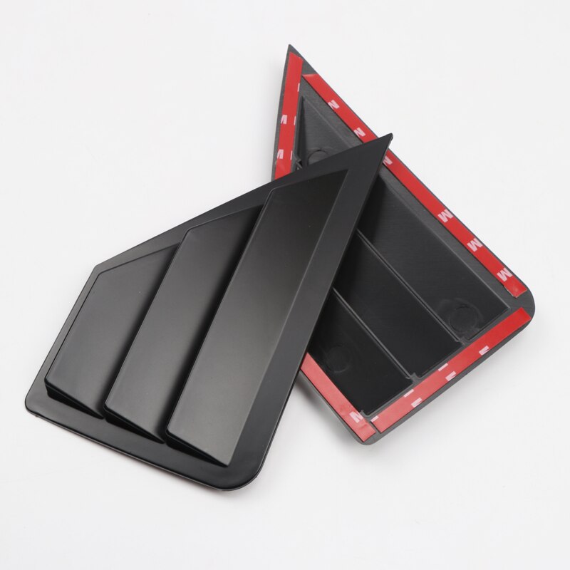 Persianas triangulares para ventana trasera de coche, cubierta embellecedora de plástico ABS para Toyota C-HR CHR , , , , 2 uds.
