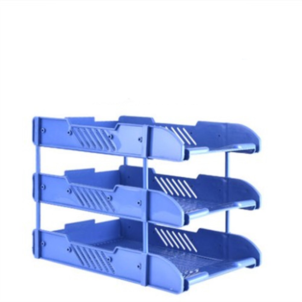 3 Layers Document File Tray Holders Desk Set Book Holder Bookend Organizer A4 Office School Supplies Desk Accessories