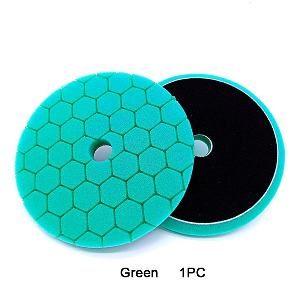 Buffing Pads 6inch Spons Foam Polijsten Pad voor DA Polijstmachine Groene Zware cutting pad: Green 1PC