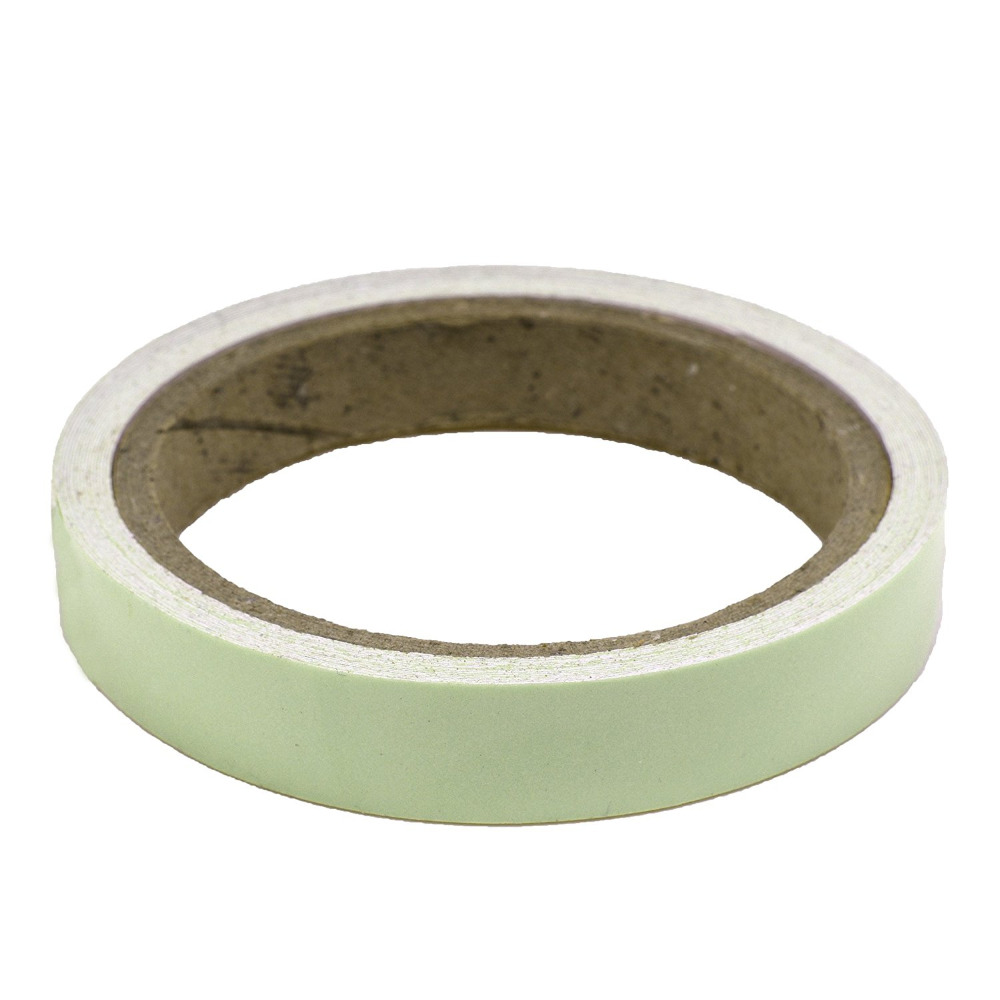 Green Color Glow In Dark Tape Photoluminescent Adhesive Tape-3/4inches x 5 yards