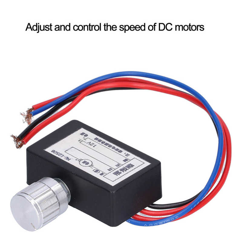 DC Speed Controllers Electronic Speed Switch PWM Monitor Dimmer Governor DC Motor Speed Controller for DC Motor Speed Control