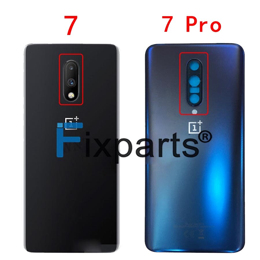 Originale A6000 di Vetro Per OnePlus 6 7 Pro Della Copertura Posteriore Della Batteria del Portello Posteriore di Vetro Per Oneplus 6T Coperchio Della Batteria 1 + 6 + Custodia + Colla