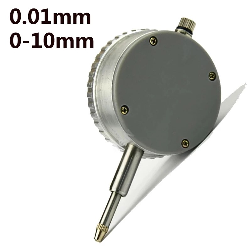 0.01mm Accuracy Measurement Instrument Dial Indicator Gauge Stainless Steel 0-10mm Dial Measurement Indicator