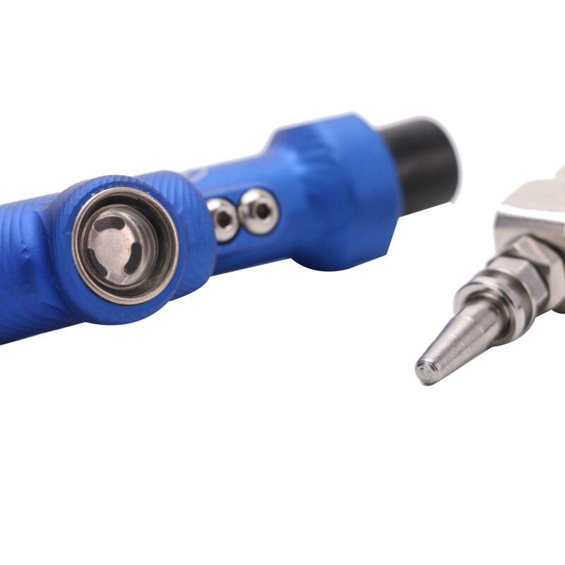 Universal motocicleta traseiro pé freio cilindro mestre bomba de freio hidráulico para o esporte da motocicleta sujeira bicicleta pit qua azul