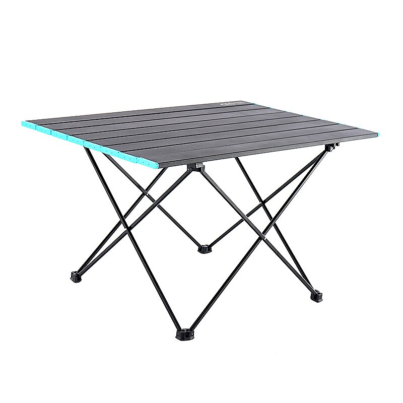 Camping Draagbare Aluminium Klaptafel Inklapbare Tafel Top Draagtas Voor Picnic Dineren: Default Title