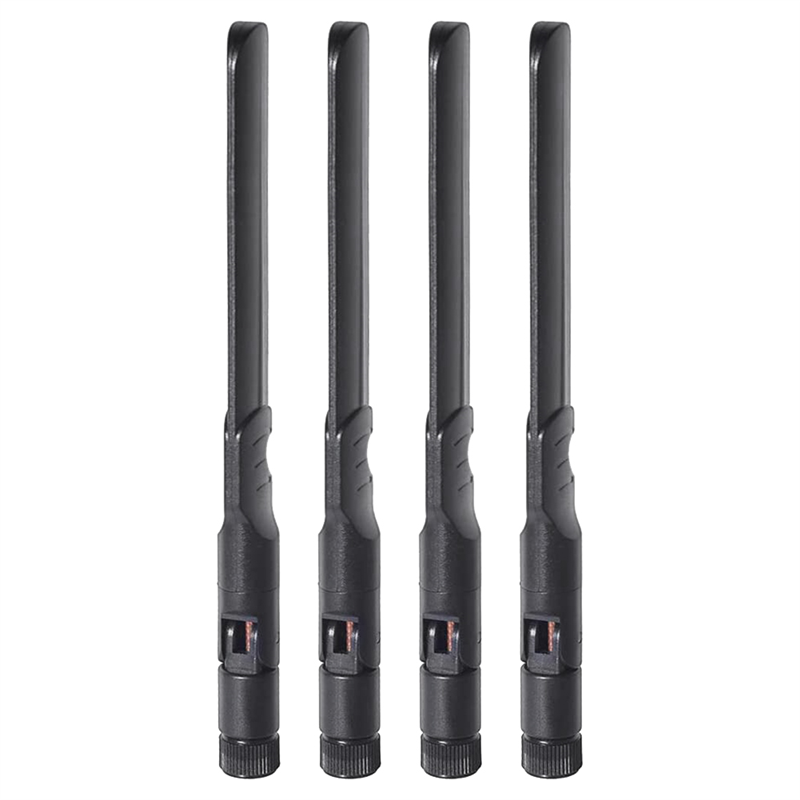 Antena wi-fi de banda dupla, 4 unidades, 2.4ghz 5ghz 5.8ghz 8dbi mimo RP-SMA antena masculina para roteador wi-fi placa de rede sem fio