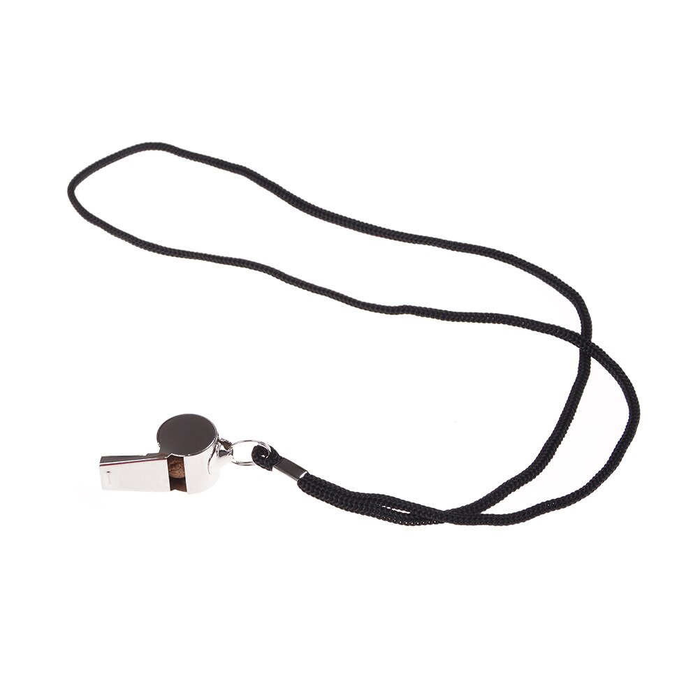 Silbatos JETTING 2 uds black Coach con cordón para entrenadores de fútbol y oficiales Silbatos de Metal para árbitros
