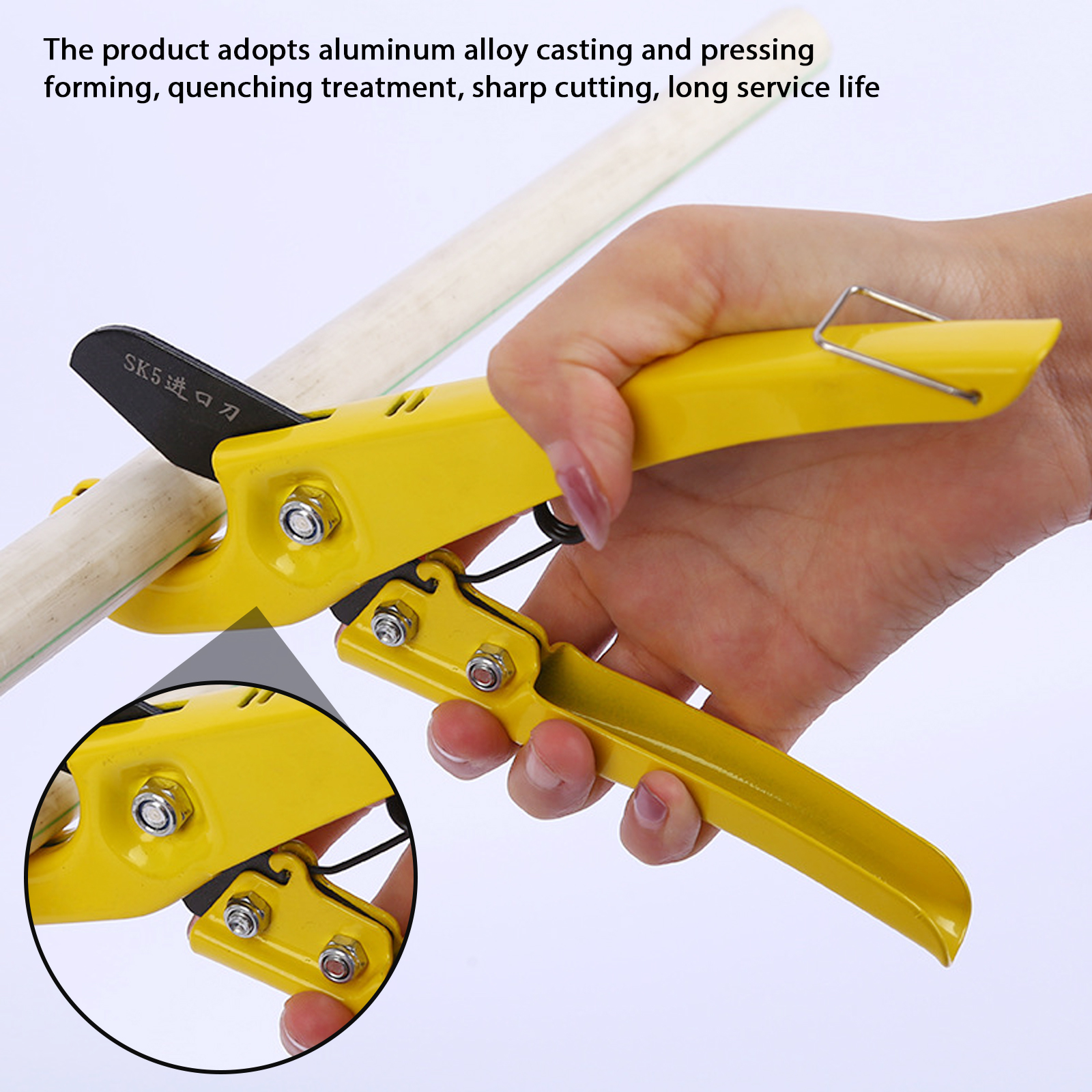 PVC Pipe Cutter 32mm 1-1/4" Scissors Pipe Shear PVC Cutter PPR Water Pipe Scissors Pipe Cutter-All Steel Quick Cut Hand Tool