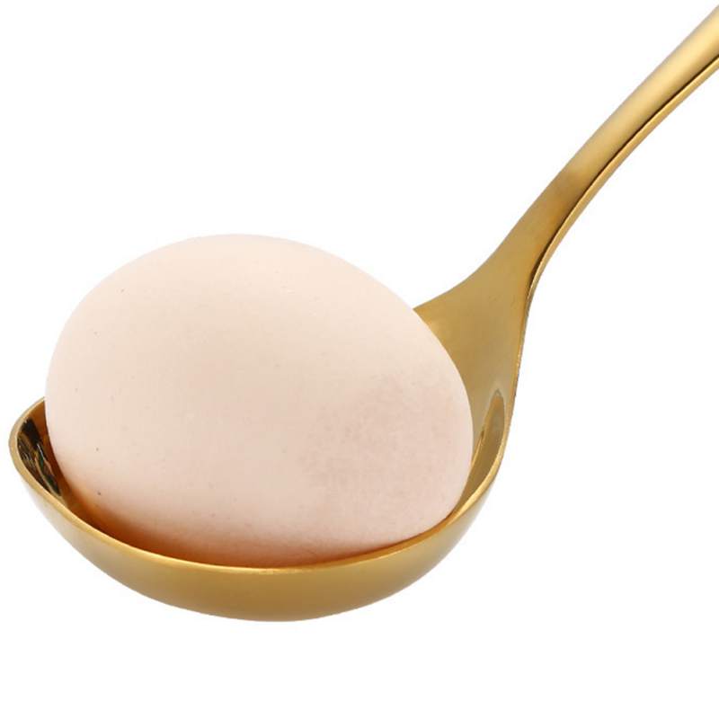 Huishouden Mooie Soep Lepel Roestvrij Stalen Lepel Grote Ronde Lepels Keuken Praktische Gebruiksvoorwerp 1PC