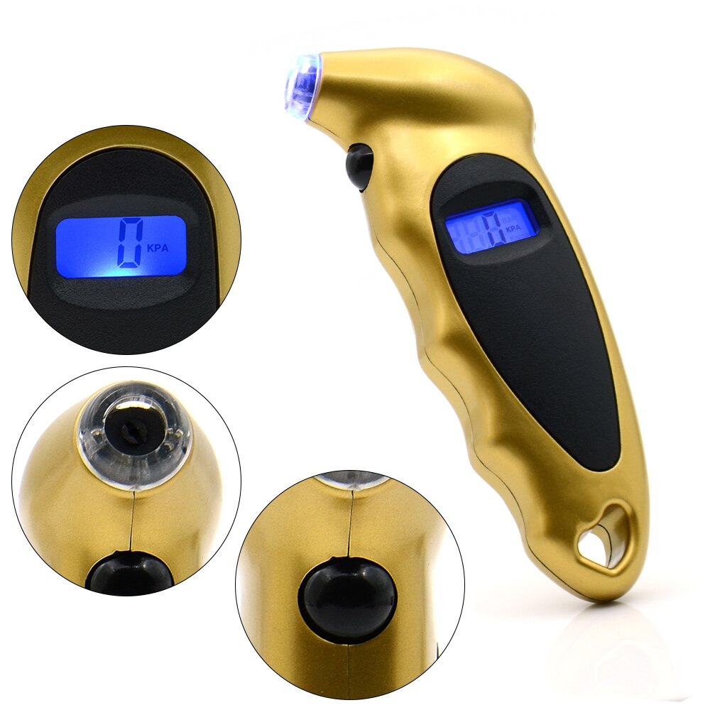 Beste Prijs Bandenspanningsmeter 0-150 Psi Backlight Hoge Precisie Digitale Bandenspanning Monitoring Autoband
