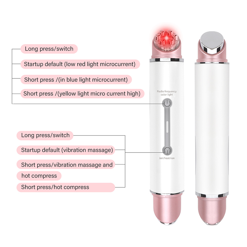 ems masażer robić oczu przeciwzmarszczkowy masaż oczu anty-starzenie się USB akumulator robić masażu twarzy elektryczne ciemne koła strąk oczami usuń