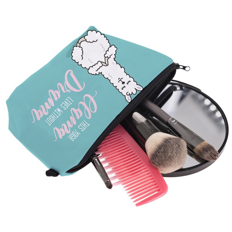Jom Tokoy Cosmetische Organizer Tas Make Up Printing Lama Cosmetische Tas Mode Vrouwen Make-Up Tas Hzb921