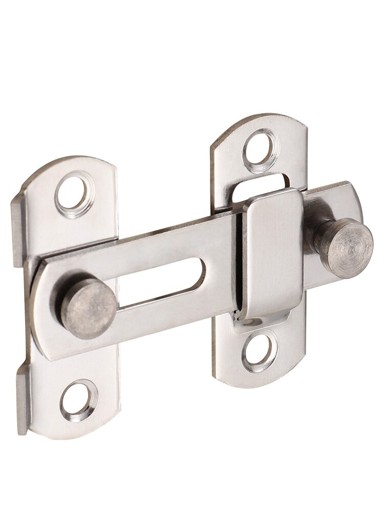 90 Degree Right Angle Door Latch Hasp Bending Latch Barrel Bolt with Screws for Doors Buckle Bolt Sliding Lock