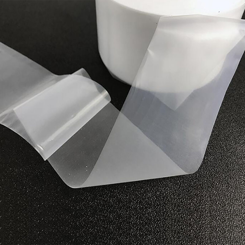 Película de plástico de PTFE translúcido, película de PTFE resistente a la corrosión utilizada para sellar material lubricante, cinta de sellado antiadherente