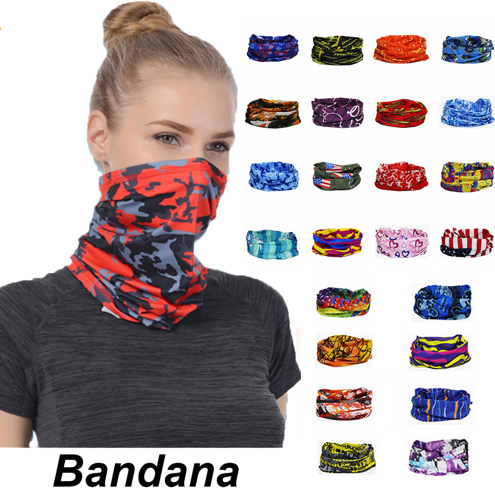 Mode Mannen Vrouwen Hoofd Gezicht Hals Zonnescherm Kraag Gaiter Tube Bandana Sjaal Sport Hoofddeksels Sjaal Stofdicht Outdoor Vissen