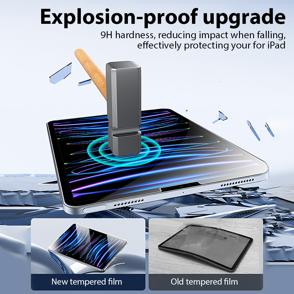Gehard glas voor Ipad Air 5 4 3 2 1 Pro 13 11 M4 M2 2024 12.9 Screenprotector voor Ipad 10 9 10e 9e Gen 10.9 Mini 6 8e 10.2