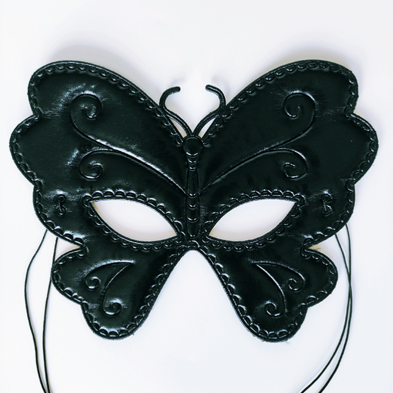 10pcs Women's Butterfly Mask Costume Accessory Halloween Party Cute Dress Up Black Silver Red Gold Easter