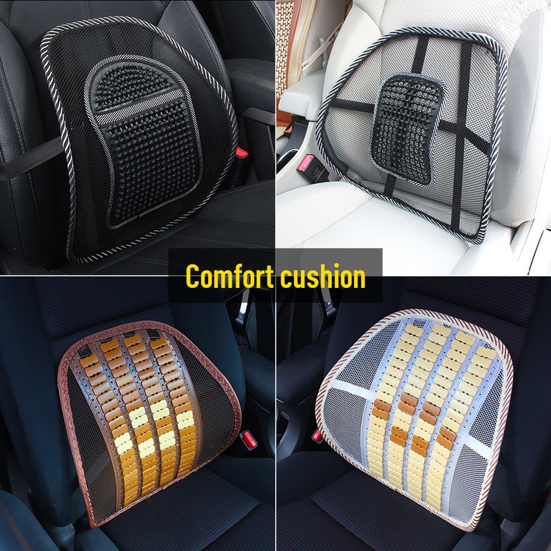 Dossier de siège de voiture, coussin de Massage ventilé, soutien lombaire, pour siège de voiture, accessoires d'intérieur pour bureau, maison