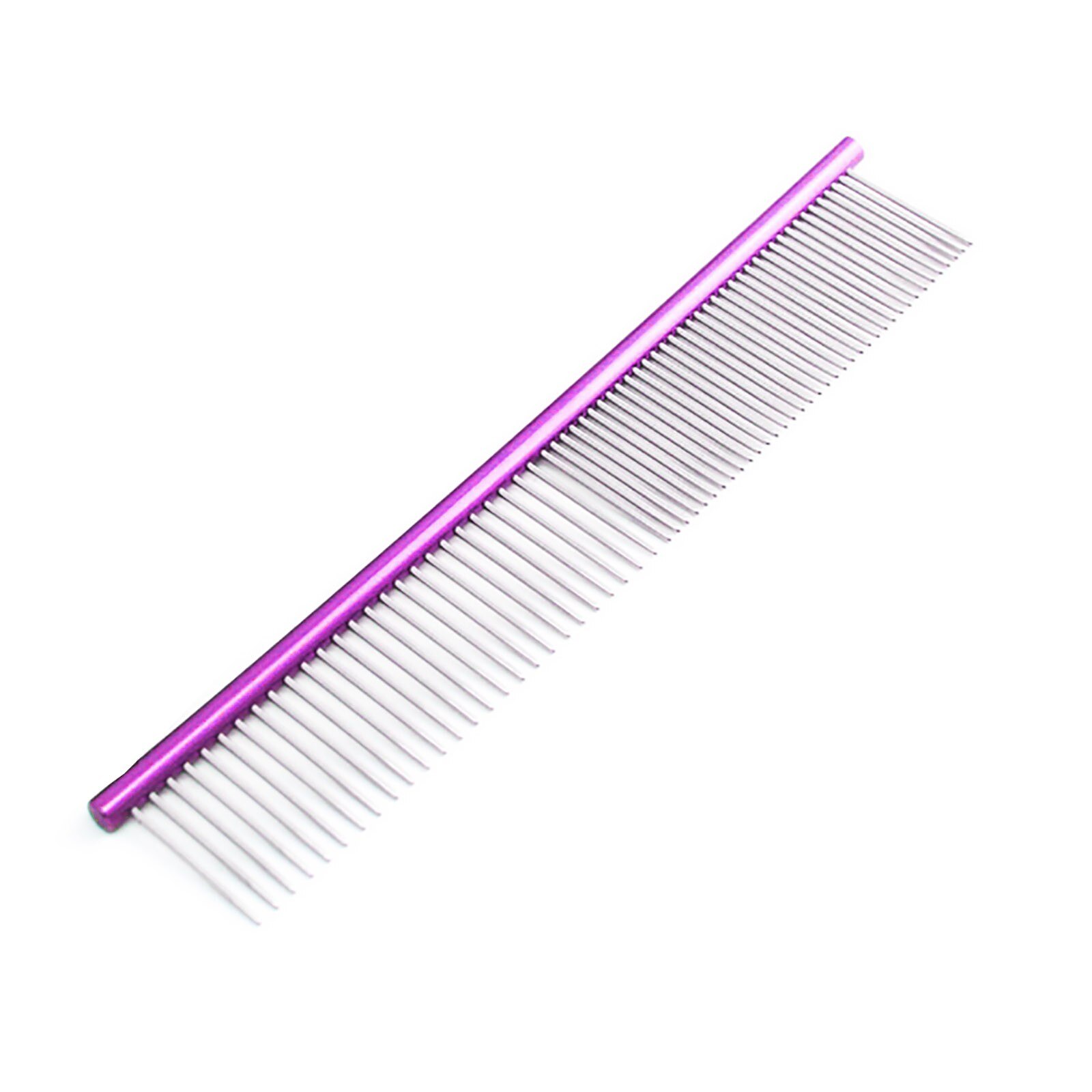 Pet Dematting Comb Stainless Steel Pet Grooming Comb For Dogs And Cats Gently Removes Loose Undercoat Mat Tangles #50g