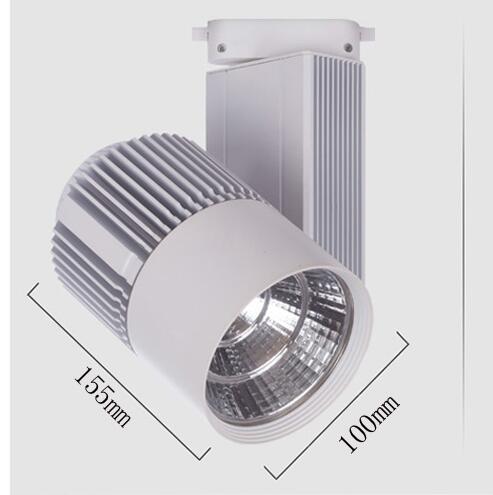LED Spoor Licht 20 W 30 W Rail Spot COB Rail Tracks Schoen Kleding Winkel Winkel Mall Lamp Showroom Spots tentoonstelling Verlichting