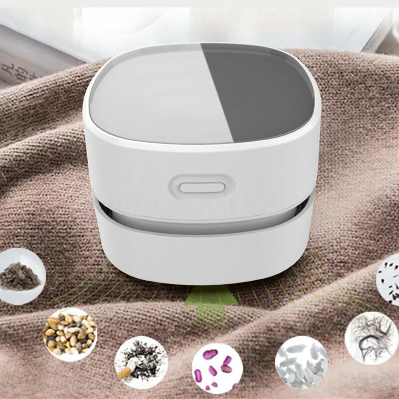 Desktop Vacuum Cleaner, Rechargeable Battery Operated, Portable Cordless Mini Desktop Dust er