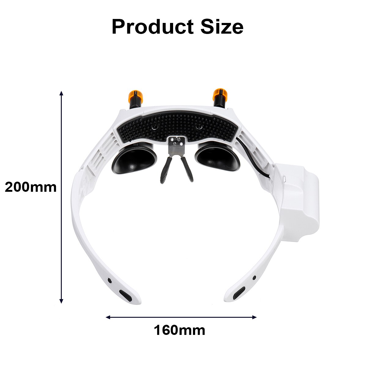 3/4/5/6/7/10/15X Bril Vergrootglas Glas 6 Lens Loupe Eyewear vergrootglas Met Led-verlichting Lamp Hoofdband Led Vergrootglas