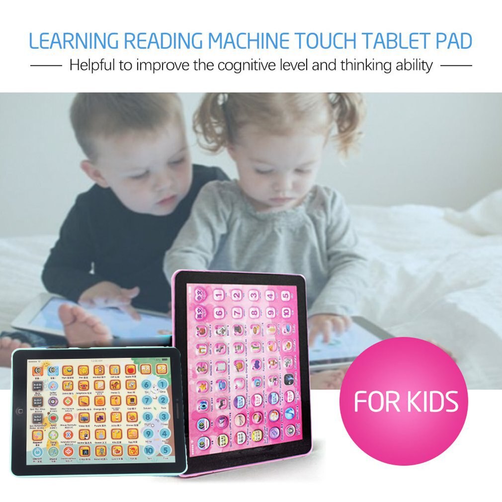 Baby Kids Touch Tablet Pad Educatief Speelgoed Vroege Leren Lezen Engels Chinese Digitale Machine Voor Kinderen Tablet Infantil