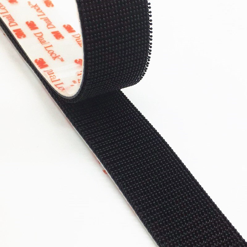 Typ 400/25.4mm bredd 3m dubbellås  sj3551 svart vhb svamp tejp