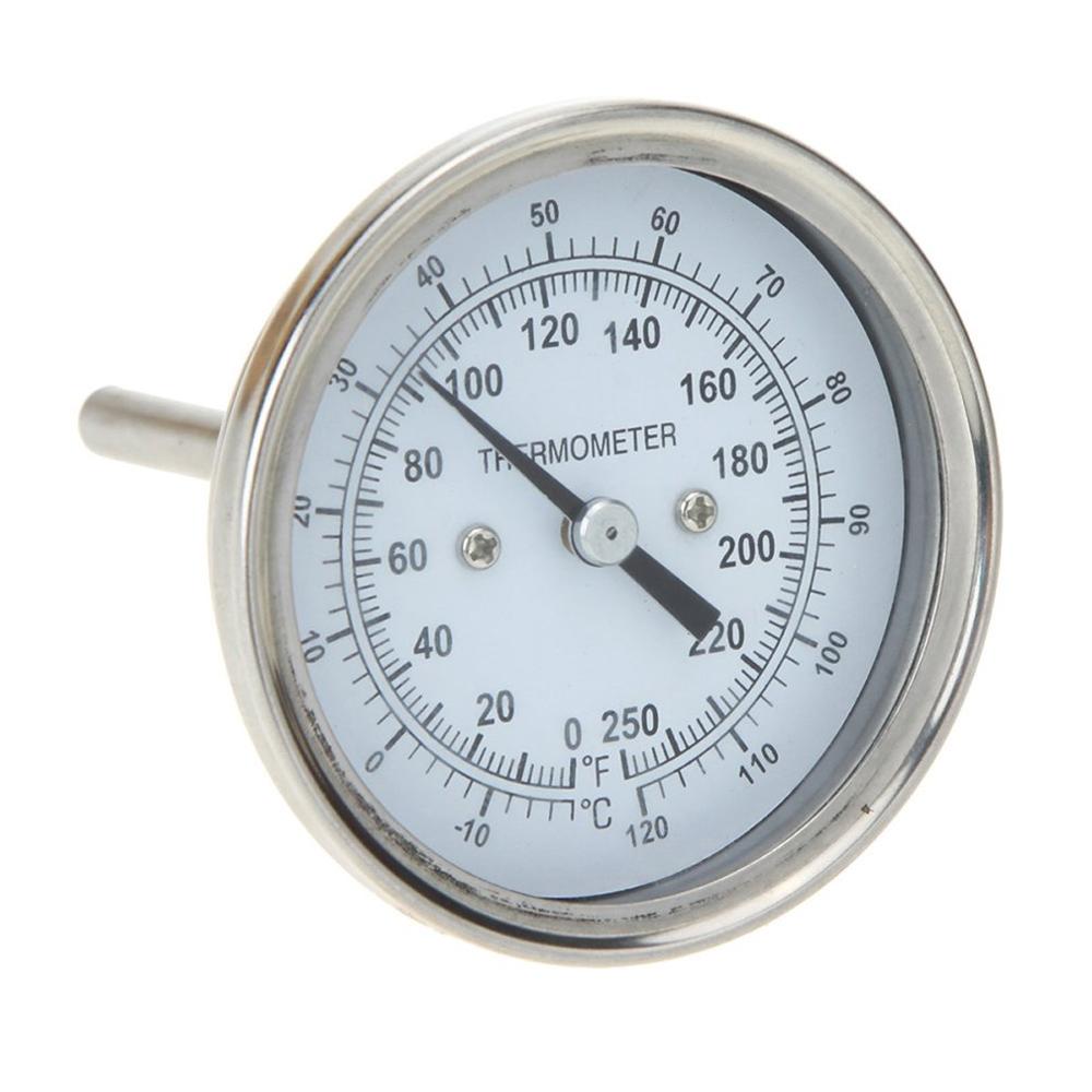 Stainless Steel Pocket Probe Thermometer Gauge For BBQ Meat Food Kitchen Cooking Instant Read Meat Gauge: Default Title