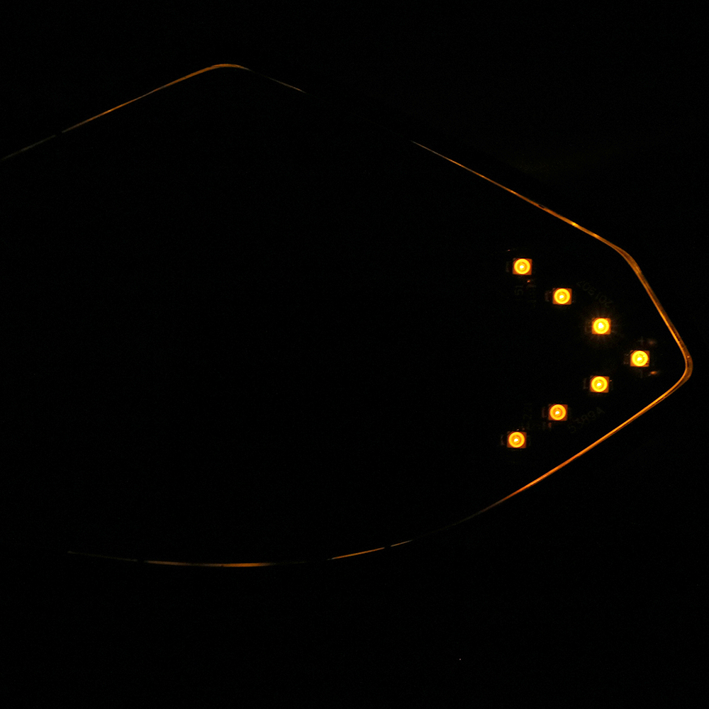 Universele Motorfiets Led Richtingaanwijzer Spiegelt Een Paar Draai-Indicatoren Geïntegreerde Zijspiegels Achteruitkijkspiegel