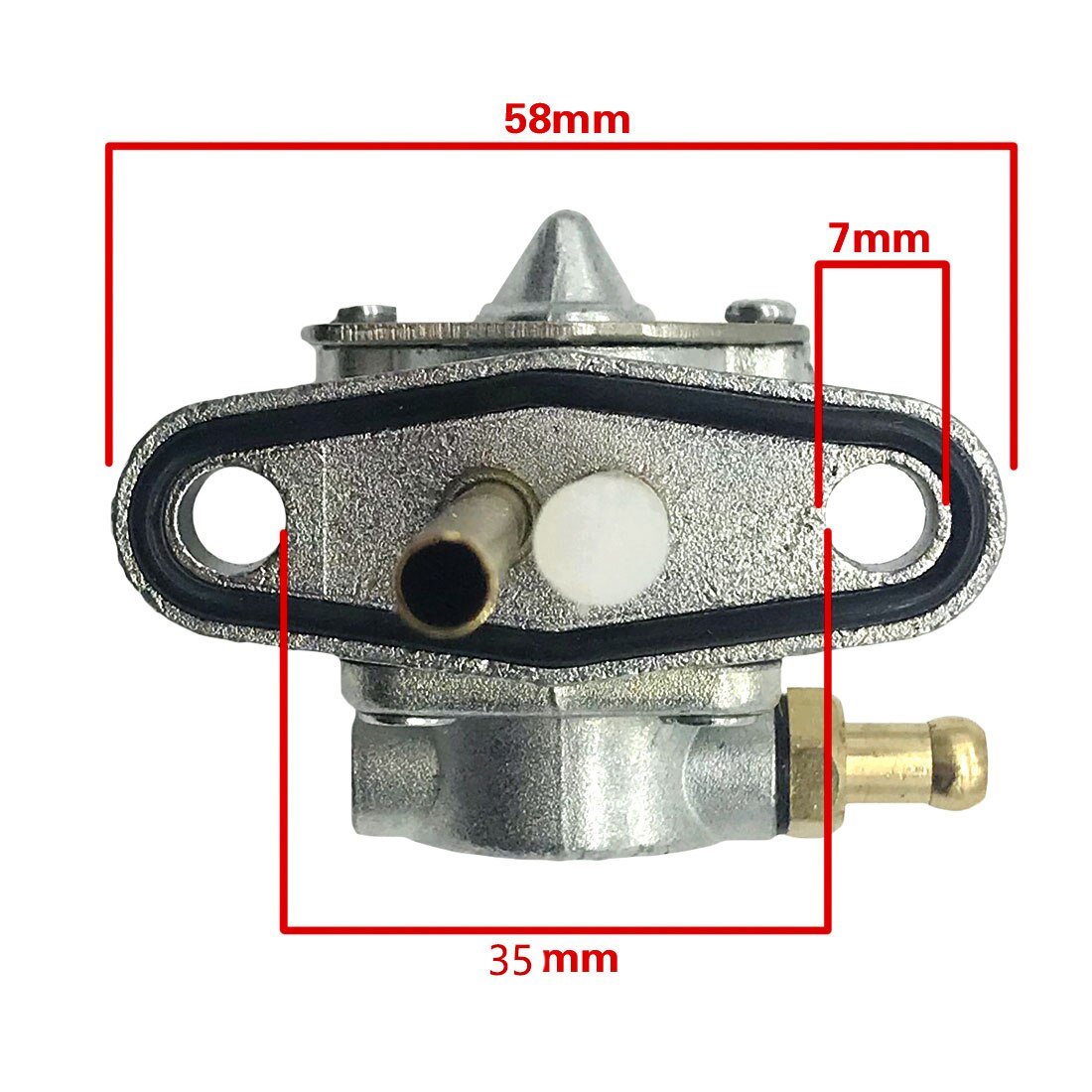 Left &Right Side set Petcock Fuel Valve For Yamaha XS500 XS650 TX750 TX50 Non-Vacuum