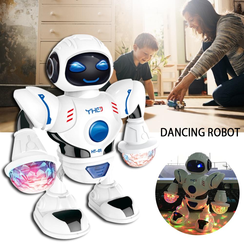 Intelligente Robot Speelgoed LED Licht Muziek Elektrische Dansen Robot Speelgoed Voor Kinderen