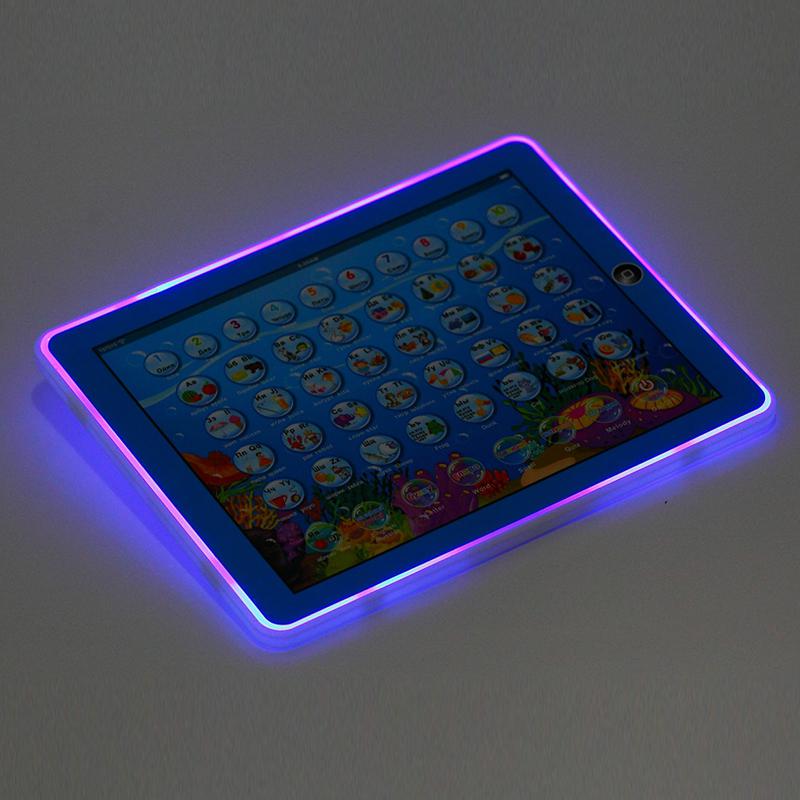 freundlicher Englisch Russisch Spanisch Lernen Tablette-Computer für freundlicher Pädagogisches Spielzeug Lernen Maschine Tisch Spielzeug Ramdom farbe