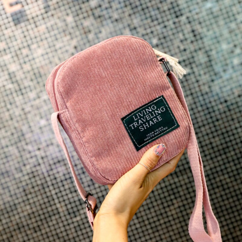 Frauen Umhängetasche Bote Tasche Schulter Taschen Damen lässig Handtasche für Frauen Bolsos Mochilas Kabel Braun: Rosa