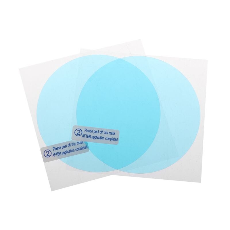 Film de protection hydrophobe pour rétroviseur de voiture, 1 paire, revêtement Anti-buée, imperméable à la pluie, E7CA