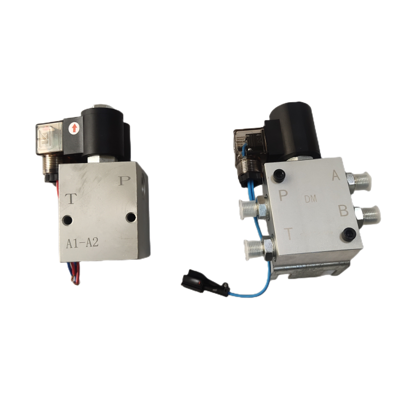 Excavator quick change connector hydraulic solenoid valve 12V/24V modified electronic control reversing valve accessories