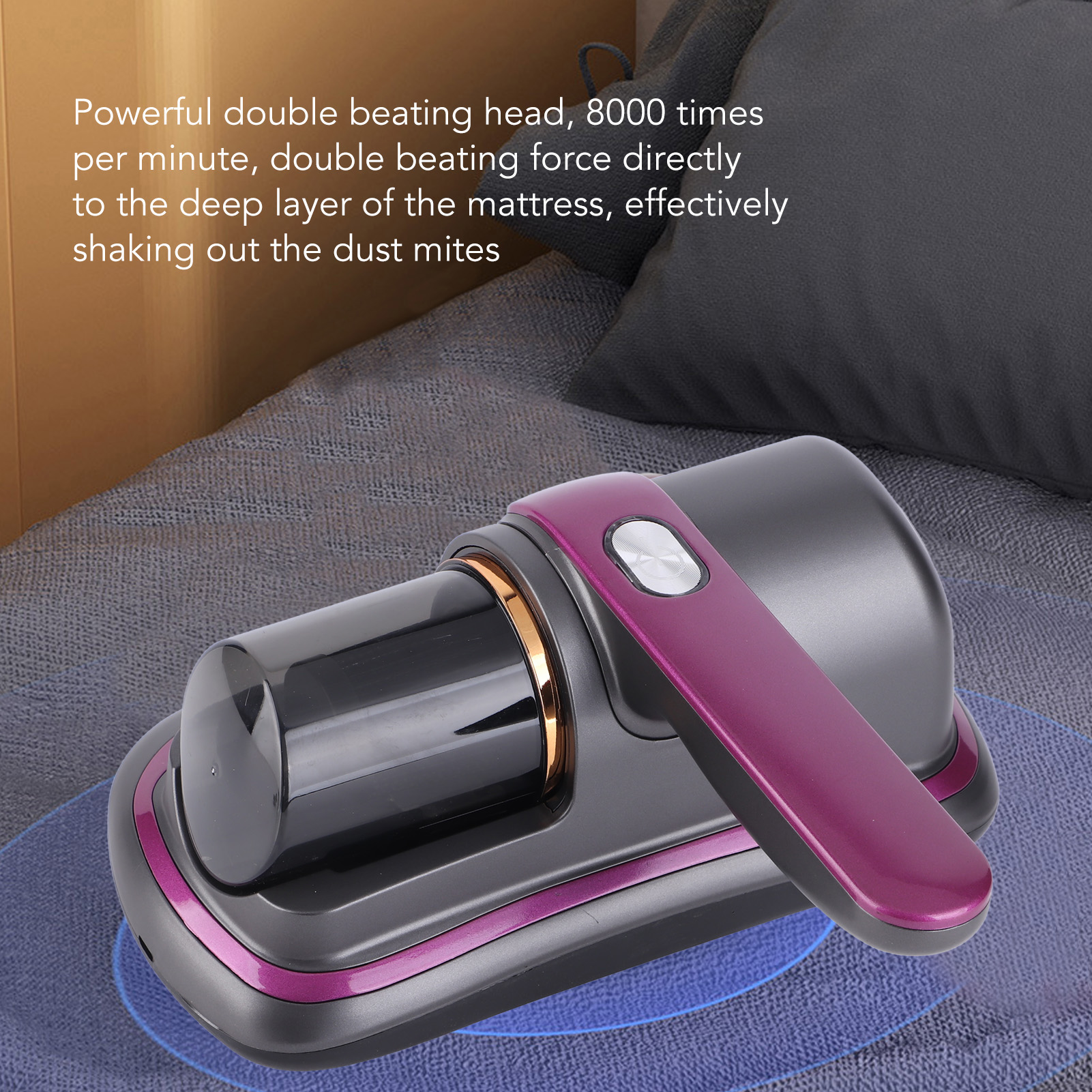 Mijt Bed Stofzuiger Draadloze Handheld Matrasreiniger UV Mijt Remover Reinigingsmachine voor Kussens Lakens Banken Knuffels