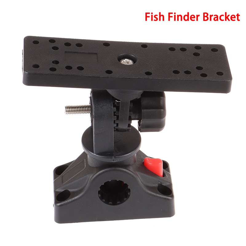 JULYHOT Universal Marine Electronic Fish Finder Mount Fishfinder GPS Plate Rotating Boat Supporter