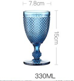 Verre à vin rouge verre gobelet couleur épaisse sans plomb Champagne verre européen rétro verre à vin: 14