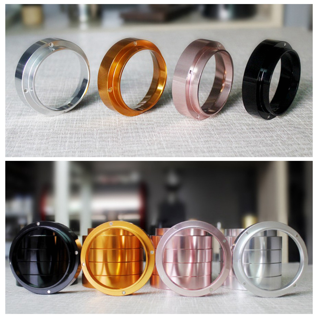 Anillo Dosificador De Café De Aluminio - 51 Mm, Para Portafiltros, Evita Derrames, Fácil De Usar