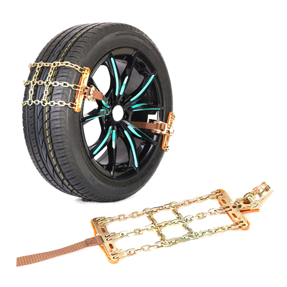 Universal Manganese Steel Car Auto Tire Traction Chain for Winter Snow Ice Road Universial Car Snow Chains Winter Use
