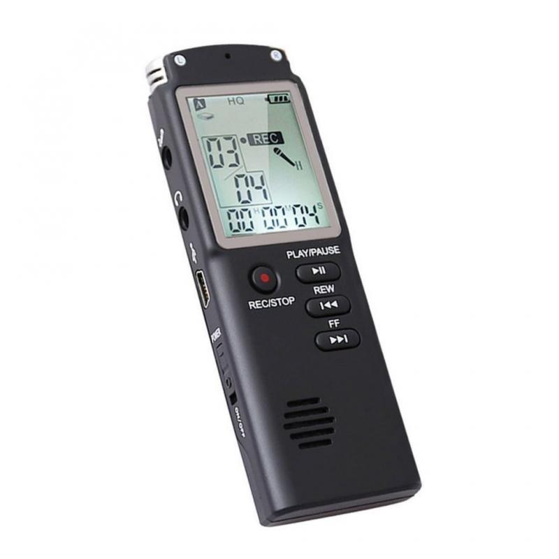 8Gb Voice Recorder Usb Professionele Dictafoon Universele Digitale Audio Voice Recorder Draagbare MP3 Speler Met Backnight