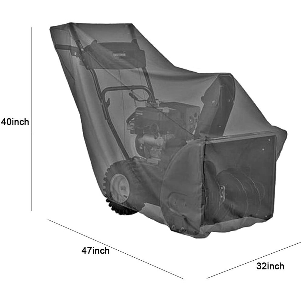 Windproof Snow Durable Polyester Fabric Snow Cover Waterproof Snow Blowers Covers For Snow Thrower Cover 47*32*40inch 1PC