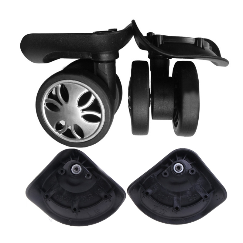 A68 bagaż obrotowy naprawa część walizki ciężki obowiązek walizka na kółkach koła bagażbyć winnym lewe i prawe koła DIY część zamienna