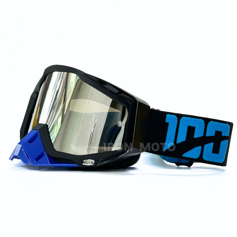 Motorhelm Bril Man Crossmotor MX Bril HD Lens Motocross Bril ATV Motobike Brillen Fietsen Zonnebril Bescherming: Ivoor