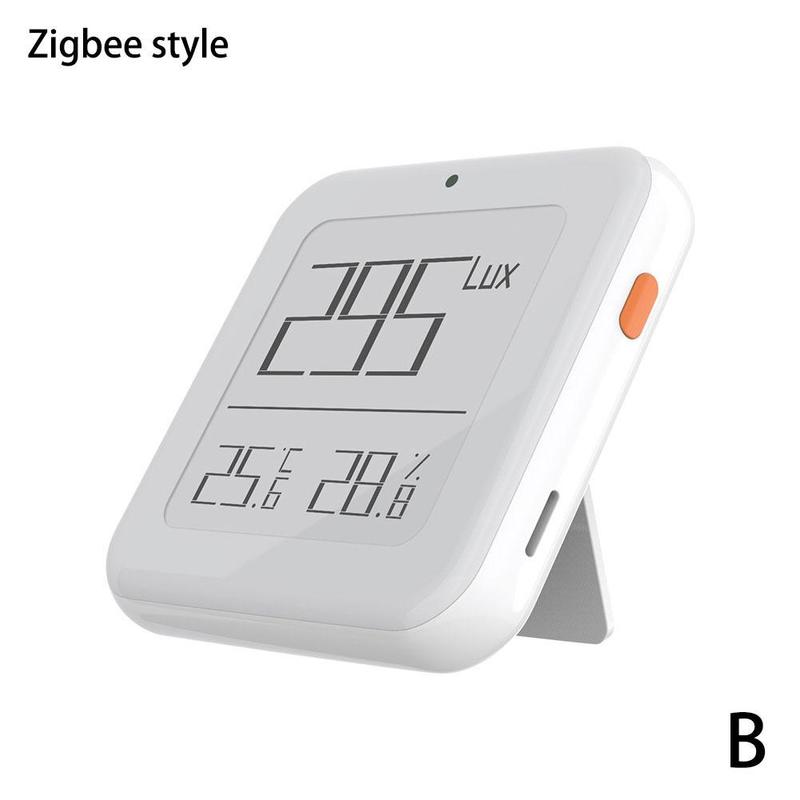 Tuya Smart ZigBee Bluetooth Mesh Smart Home Temperature And Humidity Sensor Mini Brightness Light Sensitive App Control: zigbee