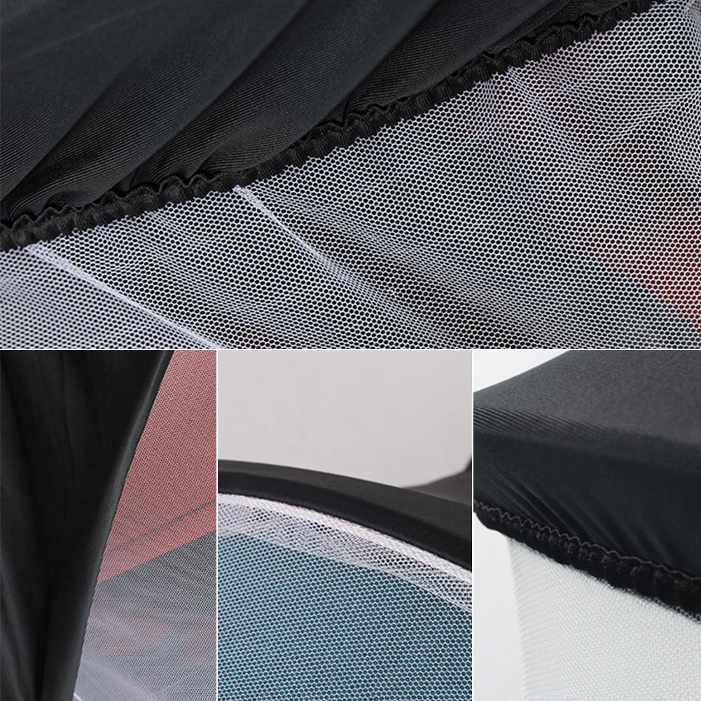 Bebé Red Anti-mosquitos para carrito Universal Cortina hasta el suelo Sol de protección UV Mosquito red plegable PE Material de protección del medio ambiente