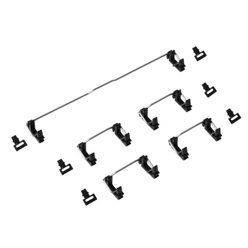 KX4A Costar Style Plate-mounted Costar Stabilizers Balancing Poles 6.25u 2u for MX Switches Mechanical Keyboard Big Key