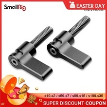 Smallrig Zwart Ratchet Wingnut Met M5 Draad 18Mm Pak Van Twee ---- 1837